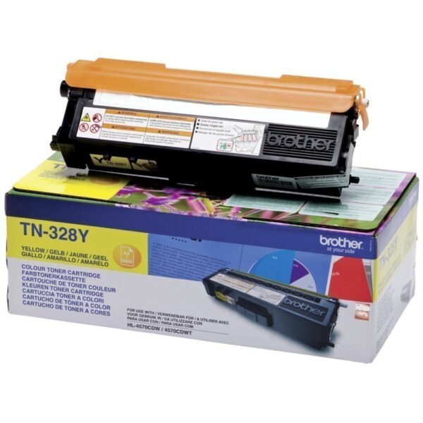 BROTHER TN328 ORIGINAL TONER YELLOW