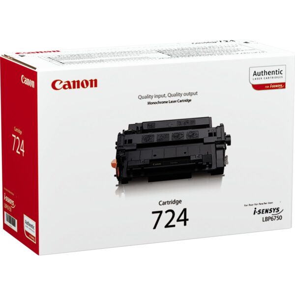 CANON 724 ORIGINAL TONER BLACK
