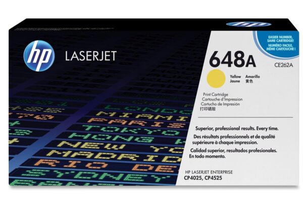 HP CE262A ORIGINAL TONER YELLOW 648