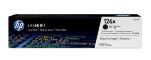 HP CE310A ORIGINAL TONER BLACK TWIN PACK 126A