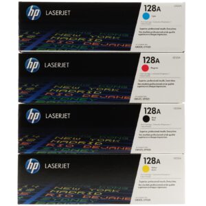 HP CE320A ORIGINAL TONER 128  SET OF 4 128A