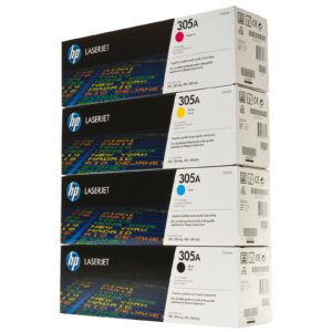 HP CE410A ORIGINAL TONER SET OF 4 305A