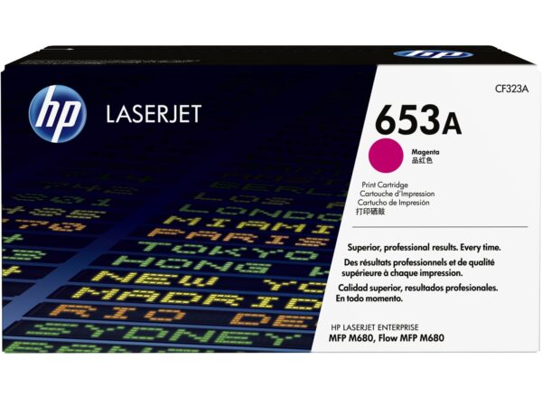 HP CF323A  ORIGINAL TONER MAGENTA 653A