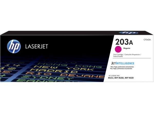 HP CF543A ORIGINAL TONER MAGENTA L/Y 203A *1400 pages