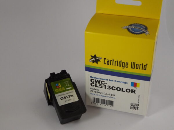 CANON CL513 CW REPLACEMENT COLOUR INK *13ML with ink level chip