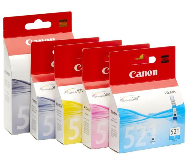 CANON CLI521/PGI520 ORIGINAL SETOF5 INKS