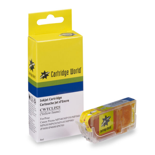 CANON CLI521 CW REPLACEMENT YELLOW INK nsg