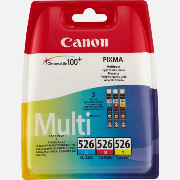 CANON CLI526 ORIGINAL MULTIPACK C/M/Y
