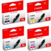 CANON CLI551 XL ORIGINAL SET OF 4 INKS