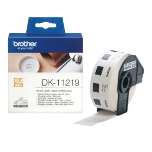 BROTHER LABEL ROLL 12MM DIAMETER ROUND