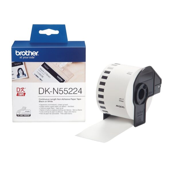 BROTHER NON-ADHESIVE LABEL ROLL, 54MM WIDE