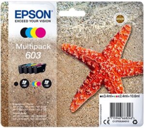 EPSON 603 ORIGINAL MULTIPACK OF 4 INKS