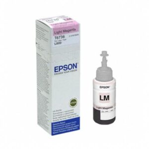 EPSON T6736 INKJET L800 ORIGINAL L/MAGENTA INK