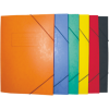 B/R PRESPAN FOLDER WITH ELASTIC CLOSURE RED FD10118
