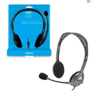LOGITECH STEREO HEADSET WIRED  H111 ( 981-000593 )