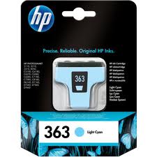 HP 363 ORIGINAL LIGHT CYAN INK