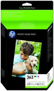 HP 363 MULTIPACK  6 incl L/Y BLACK ORIGINAL INK
