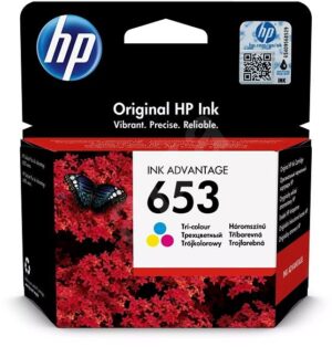 HP 653 ORIGINAL COLOUR INK  *200 PAGES