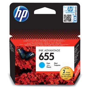 HP 655 ORIGINAL CYAN INK