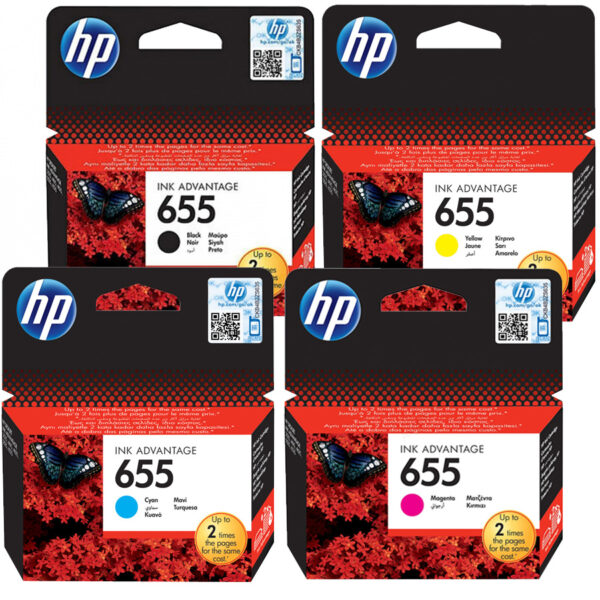 HP 655 ORIGINAL INKS SET OF 4