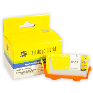 HP 655 CW REPLACEMENT YELLOW INK