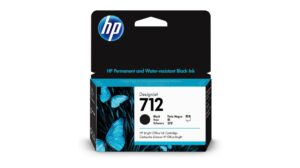 HP 712 ORIGINAL BLACK INK 38ml