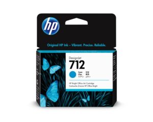 HP 712 ORIGINAL CYAN INK 29ml