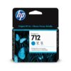 HP 712 ORIGINAL CYAN INK 29ml
