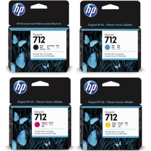HP 712 ORIGINAL SET OF 4 INKS
