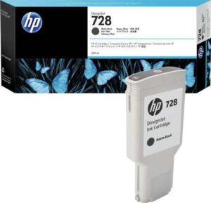 HP 728XL ORIGINAL MATTE BLACK  INK 300ml