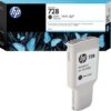 HP 728XL ORIGINAL MATTE BLACK  INK 300ml