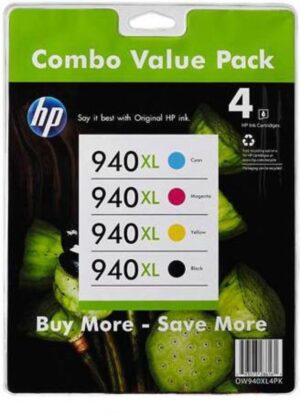 HP 940 XL ORGINAL multipack of 4 INKS