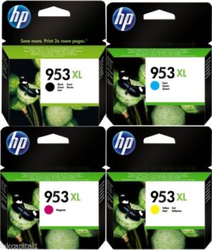 HP 953XL ORIGINAL SET OF 4 INKS