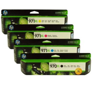 HP 970/971 XL ORIGINAL SET OF 4 INKS