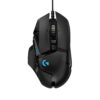 LOGITECH GAMING WIRED MOUSE G502 HERO BLACK 25,600 DPI (910-005471)