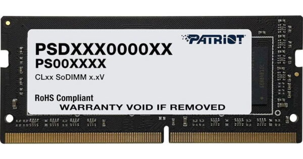 PATRIOT DDR4-DIMM 16GB 3200MHz PC4-25600 1R/1S PS1576 PSD416G320081S