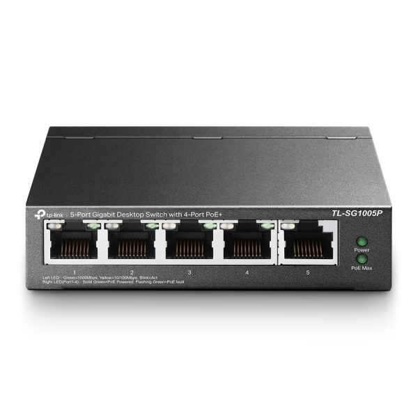 TP-LINK SWITCH 5-PORT  4 POE  SG1005P