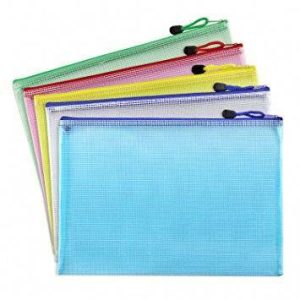 BAG A4 WITH ZIPER A4 CLEAR  ZIP-A4-C