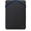 HP Protective Reversible 15.6 Black-Blue Laptop Sleeve 2F1X7AA