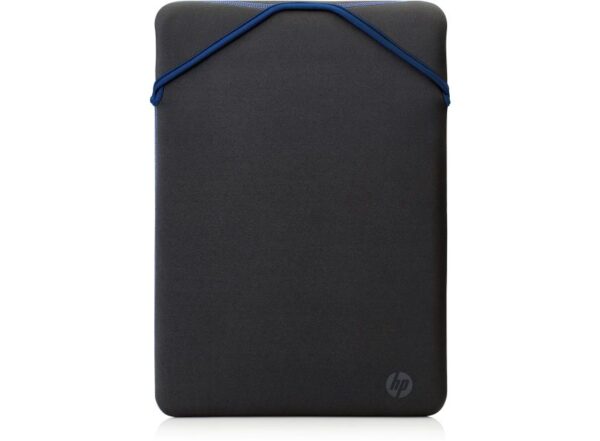 HP Protective Reversible 15.6 Black-Blue Laptop Sleeve 2F1X7AA
