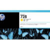 HP 728XL ORIGINAL YELLOW INK 300ml