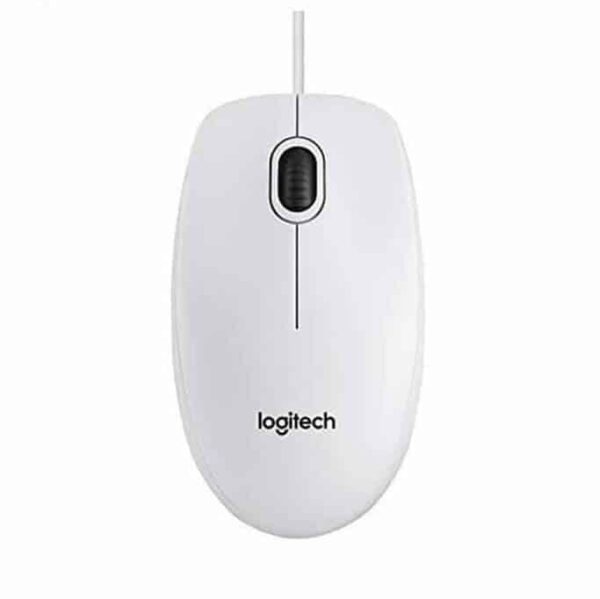 LOGITECH MOUSE WHITE  B100 ( 910-003360 )