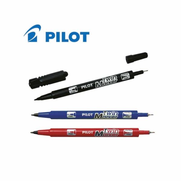PILOT MARKER TWIN EXTRA FINE BLUE SCA-TM