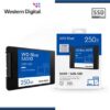 WESTERN DIGITAL SSD 250GB 550/525 BLUE  WDS250G3B0A