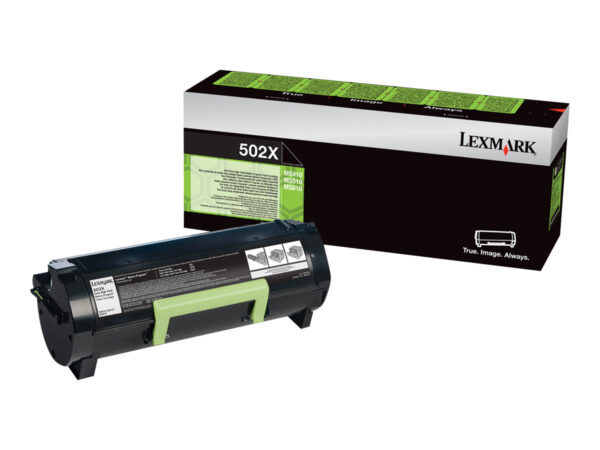 LEXMARK 502 H ORIGINAL H/Y TONER BLACK 5000 Page yield