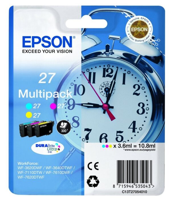 EPSON T27 LY T2705 ORIGINAL C/M/Y MULTIPACK
