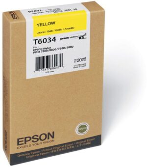 EPSON T6034 ORIGINAL YELLOW INK