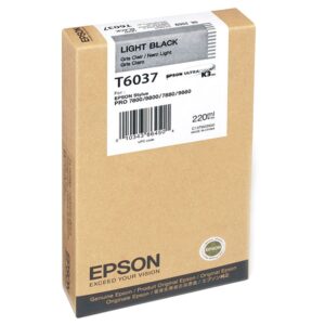 EPSON T6037 ORIGINAL LIGHT BLACK INK