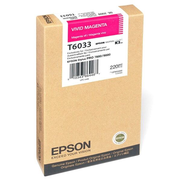 EPSON T603C ORIGINAL LIGHT MAGENTA