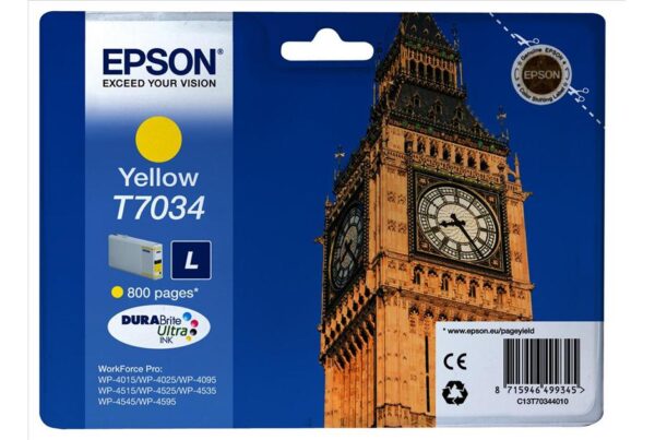 EPSON T703440 ORIGINAL YELLOW INK LARGE